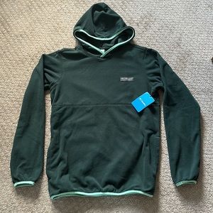 NEW mens Columbia haven hills fleece hoodie hooded spruce kelp size small